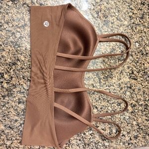 Lulu lemon like a cloud bra brown size 10